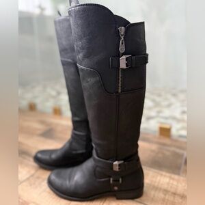 G by Guess Hilight Black Knee High Boots